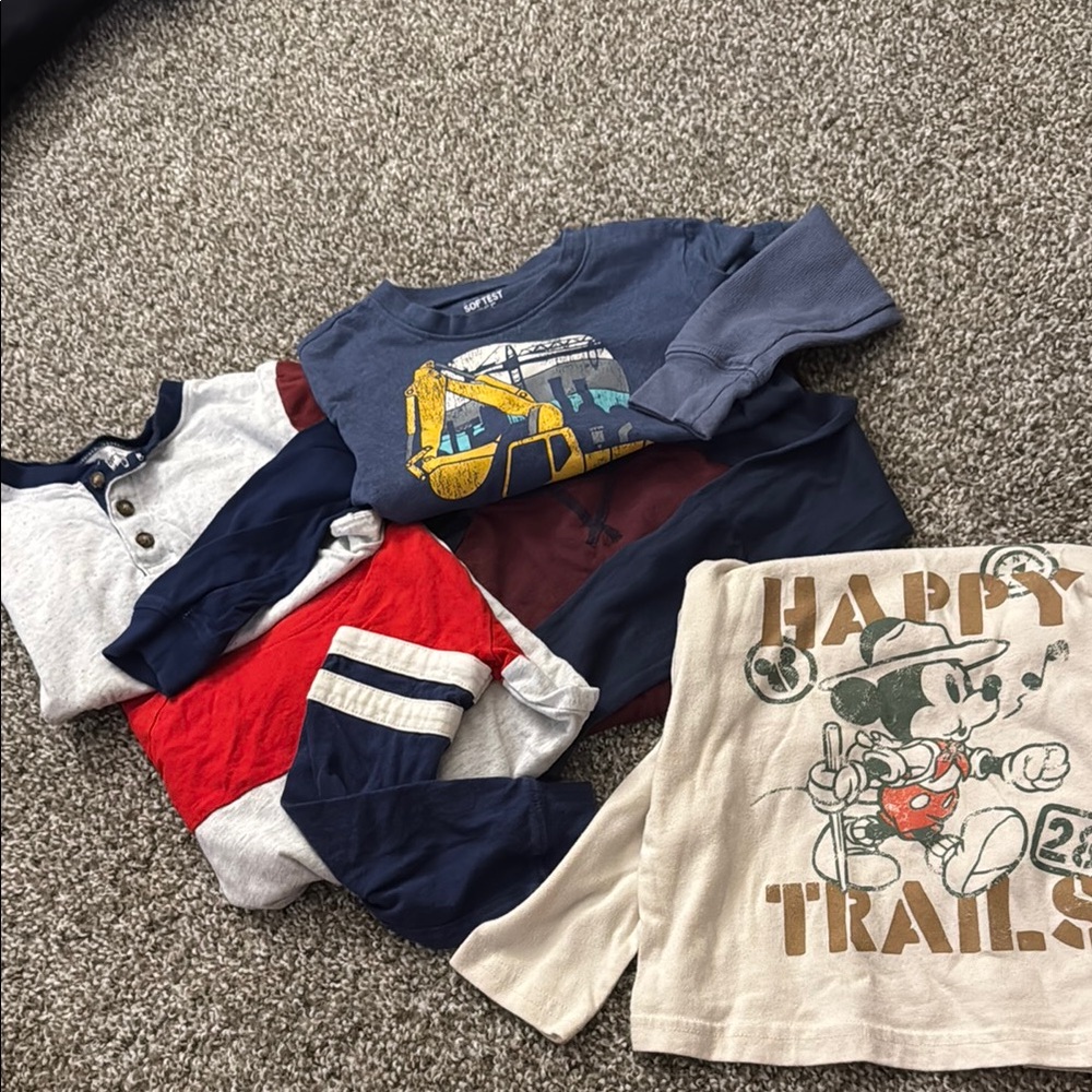 Kids Graphic Long Sleeve Shirts 4T